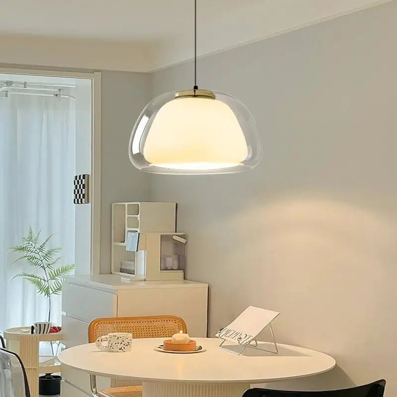 Kiki's Way | Soho Glass Dome Pendant Light – Clear or Amber, E27