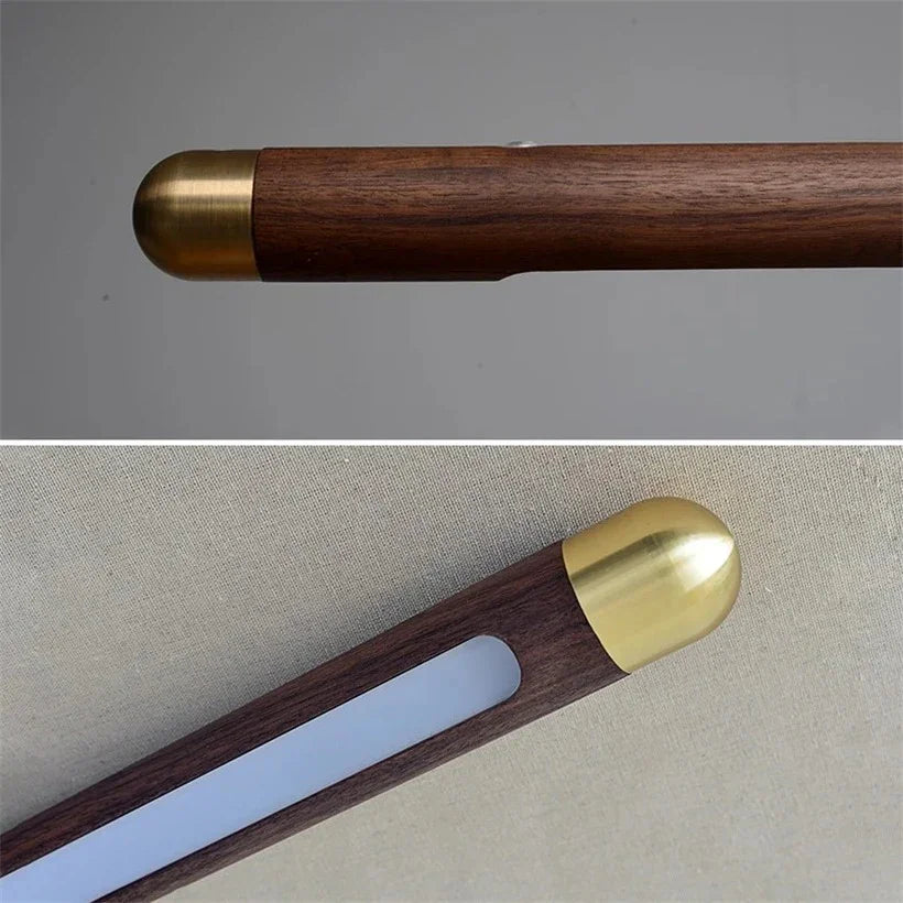 Kiki's Way | Orianna Wooden Linear Pendant Light – Ash or Walnut