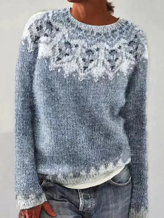 Women's Nordic Sweater with Stylish Design & Cozy Fit