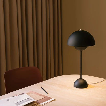 Kiki's Way | Adele Metal Table Lamp – Classic Dome Shade