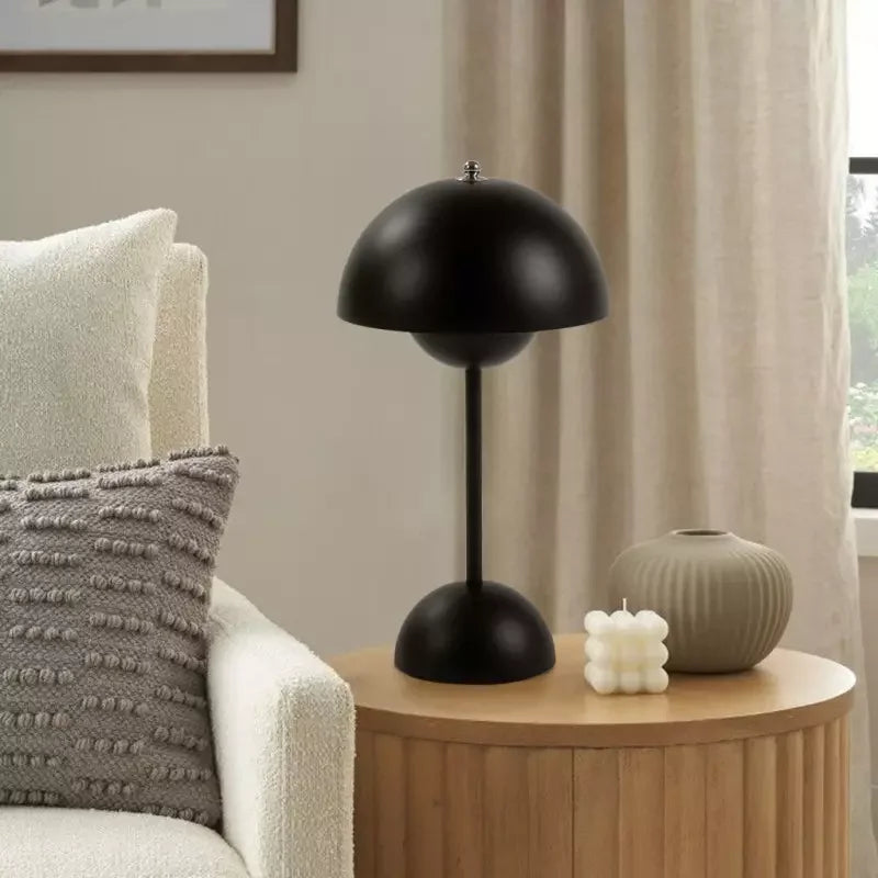 Kiki's Way | Adele Metal Table Lamp – Classic Dome Shade