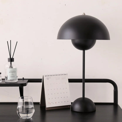 Kiki's Way | Adele Metal Table Lamp – Classic Dome Shade