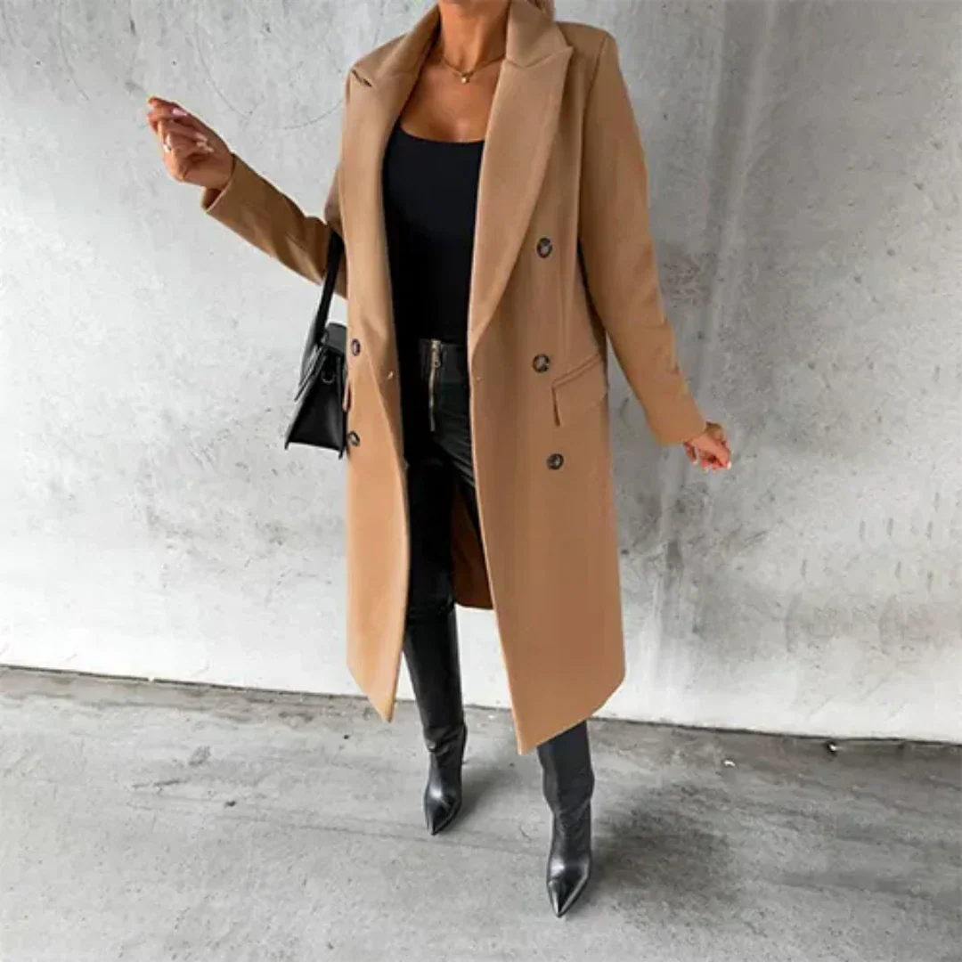 Women's Warm Winter Trench Coat