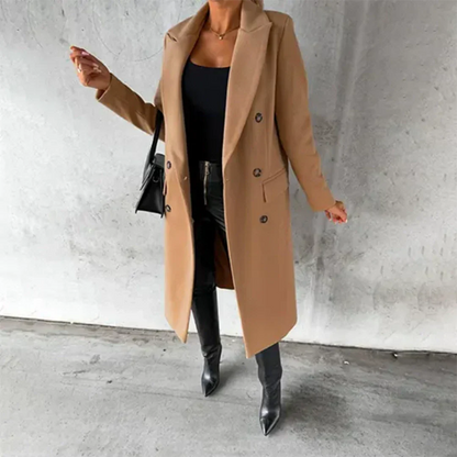 Women's Warm Winter Trench Coat