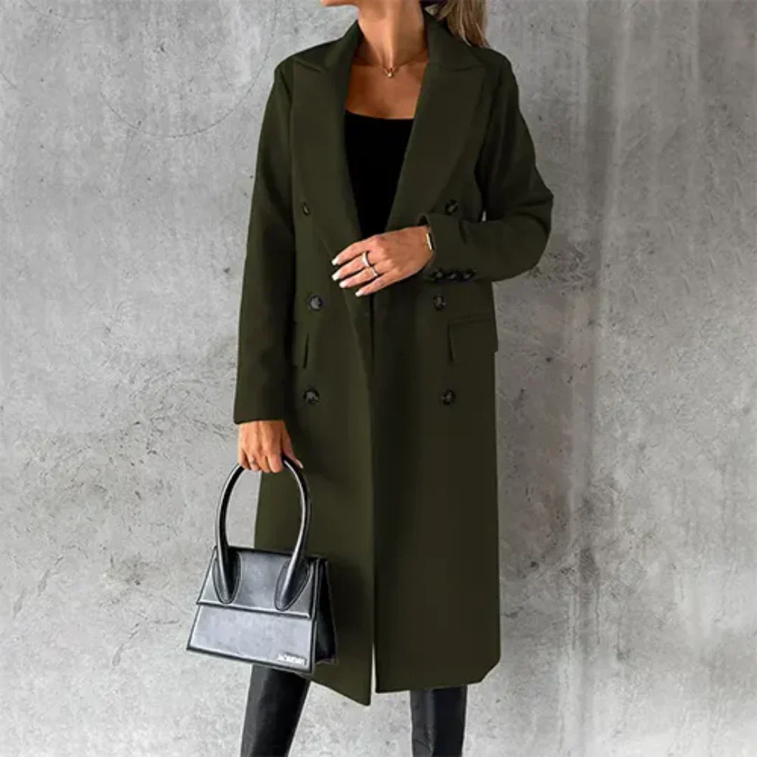 Women's Warm Winter Trench Coat
