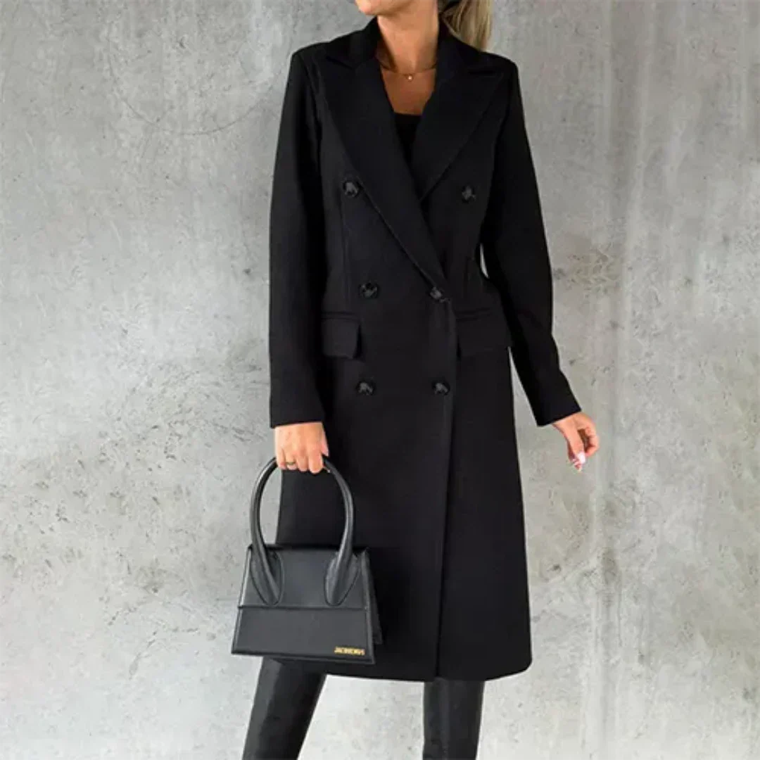 Women's Warm Winter Trench Coat