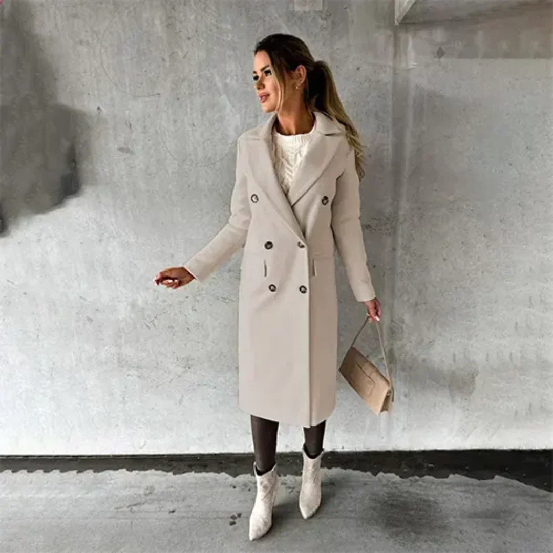 Women's Warm Winter Trench Coat