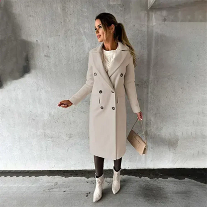Women's Warm Winter Trench Coat