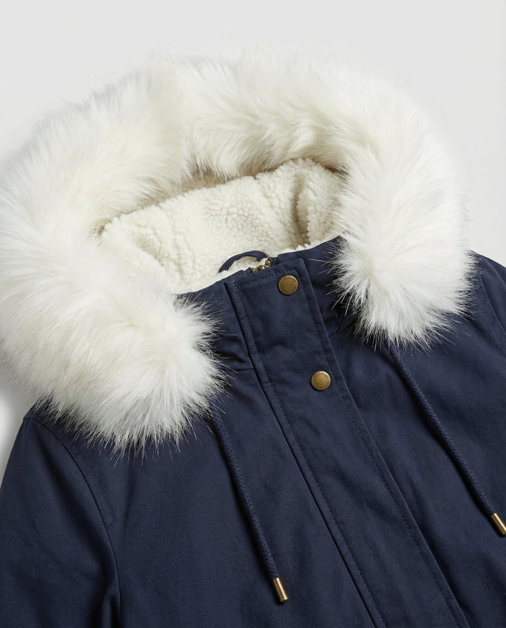 Warm Winter Jacket for Women, Mid-Length