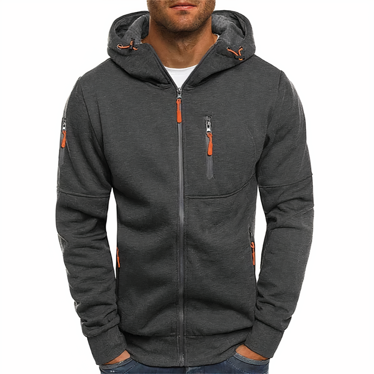 Nathan Men's Hooded Jacket with Zip