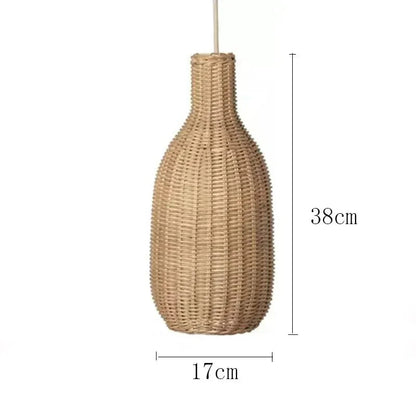 Kiki's Way | Lambogan Rattan Pendant Light – Handwoven, E27