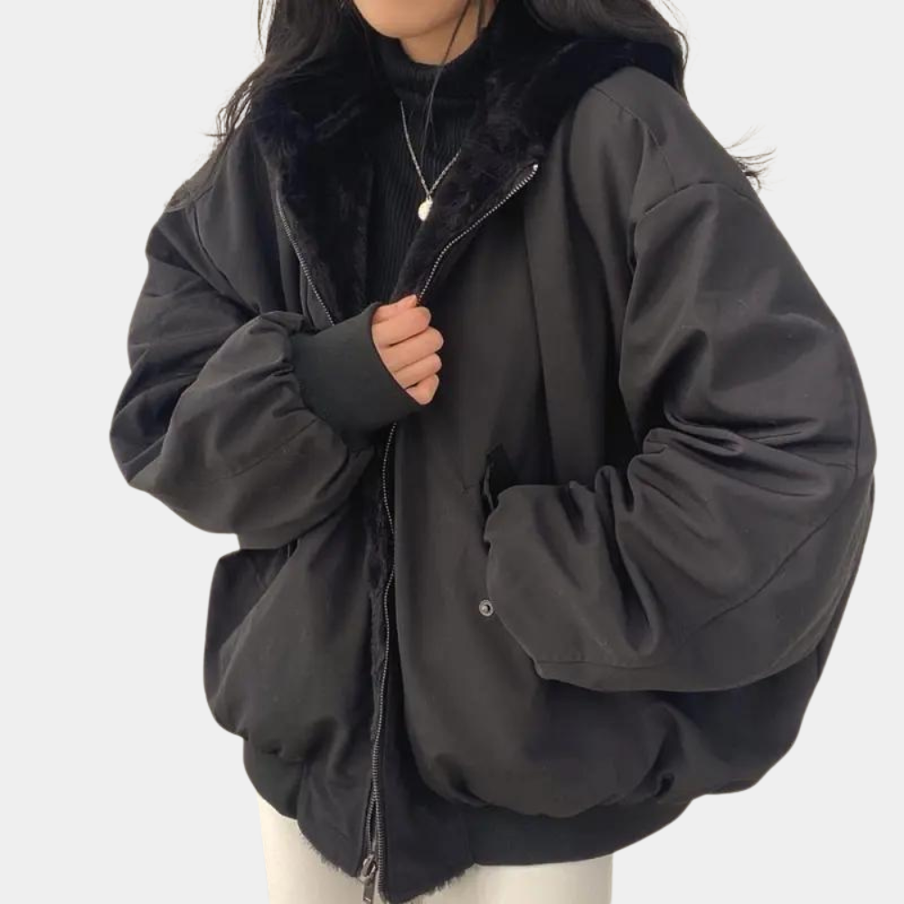 Women's Oversized Winter Jacket, Comfortable & Warm