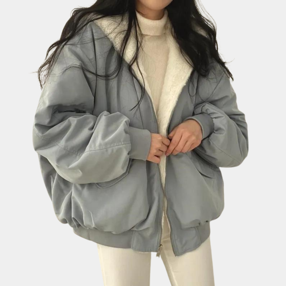 Women's Oversized Winter Jacket, Comfortable & Warm