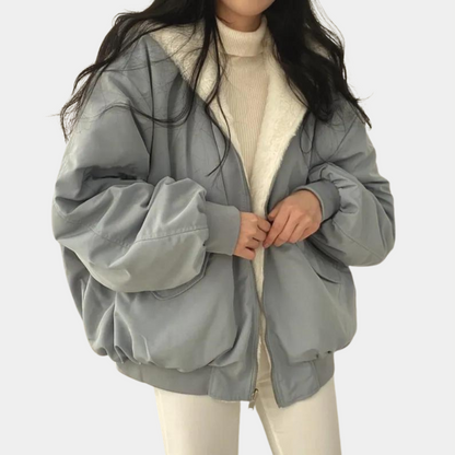 Women's Oversized Winter Jacket, Comfortable & Warm