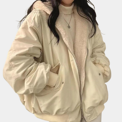 Women's Oversized Winter Jacket, Comfortable & Warm