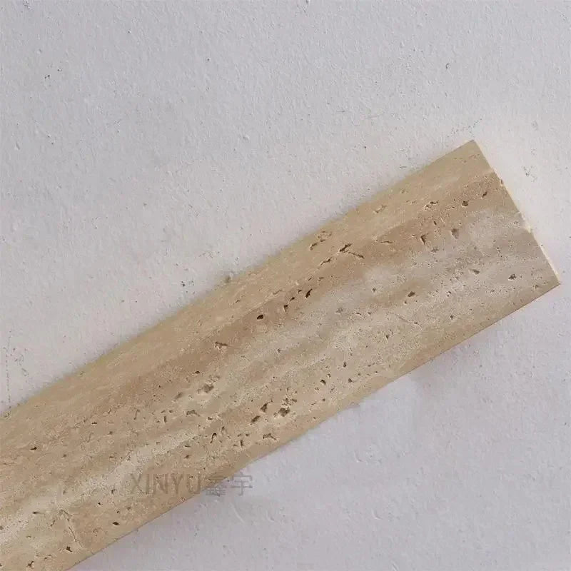 Kiki's Way | Abigail Travertine Wall Light – Vertical Bar