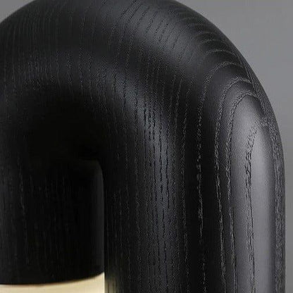 Kiki's Way | Båglampa Arched Table Lamp – Wood & Acrylic
