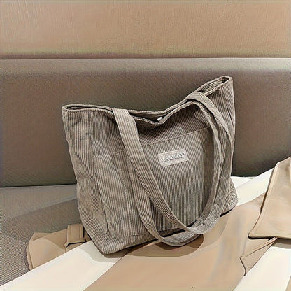 Women's Elegant Corduroy Bag