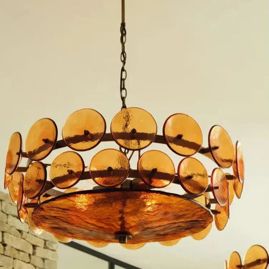Kiki's Way | Clara Coloured Glass Chandelier – Chain Pendant, E14