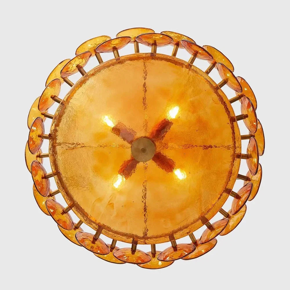 Kiki's Way | Clara Coloured Glass Chandelier – Chain Pendant, E14