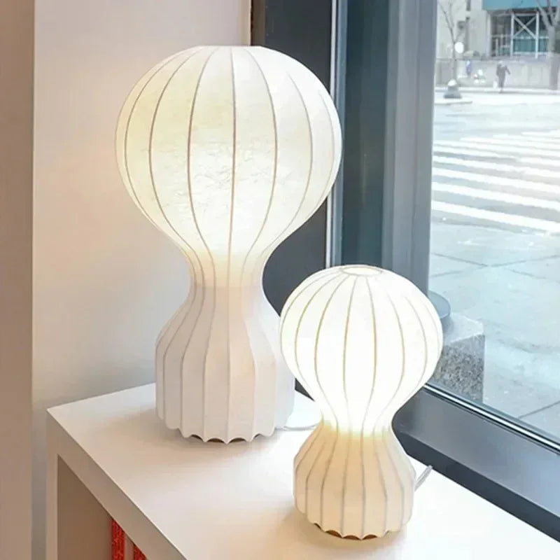 Kiki's Way | Andon Balloon Table Lamp – Chrome-Finished Iron