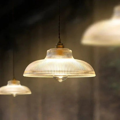 Kiki's Way | Boston Glass Pendant Light – Retro Metal & Glass