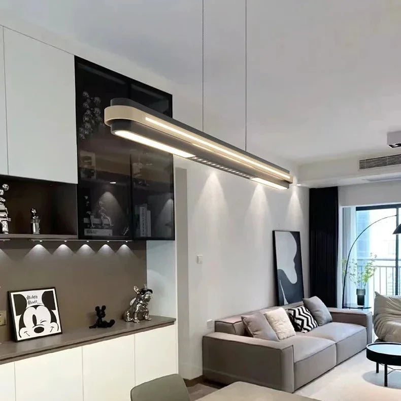Kiki's Way | Modessa Linear Pendant Light – Remote Dimming