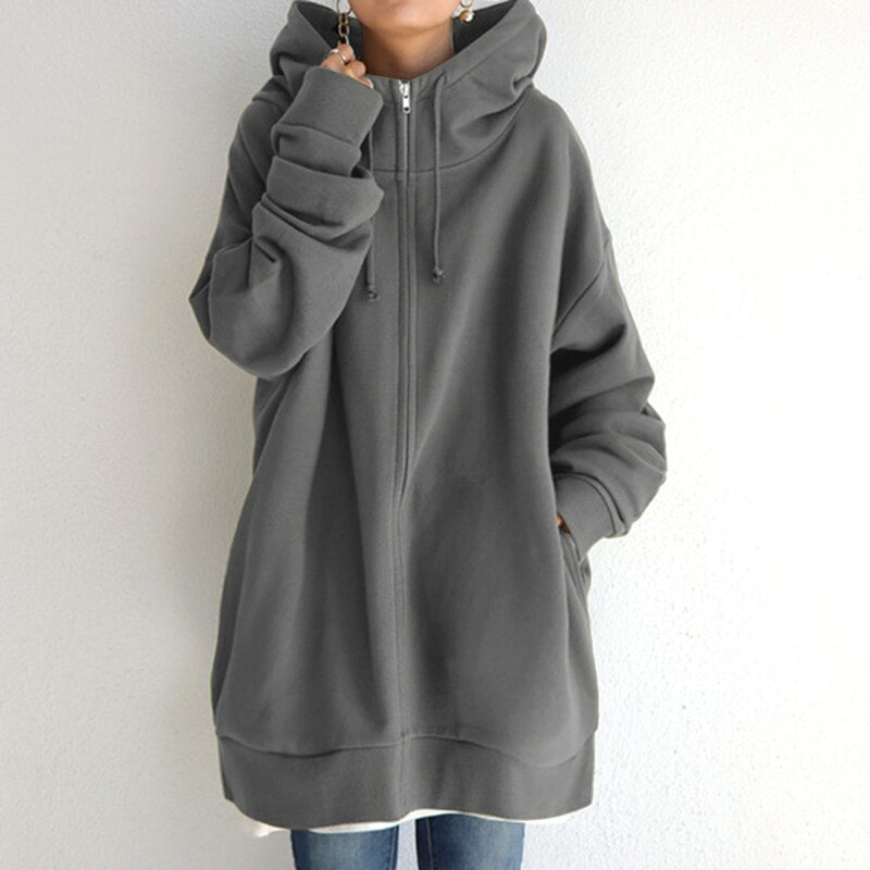 Comfortable Oversized Winter Hoodie - Cassandra