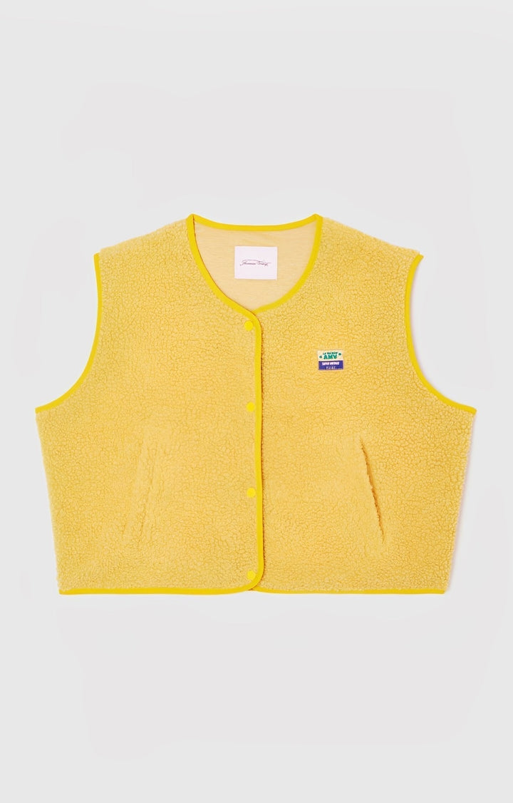 Women's Vest with Simple Button Closure