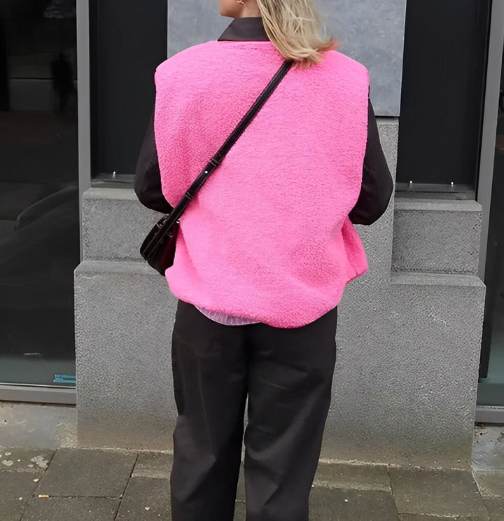Women's Vest with Simple Button Closure
