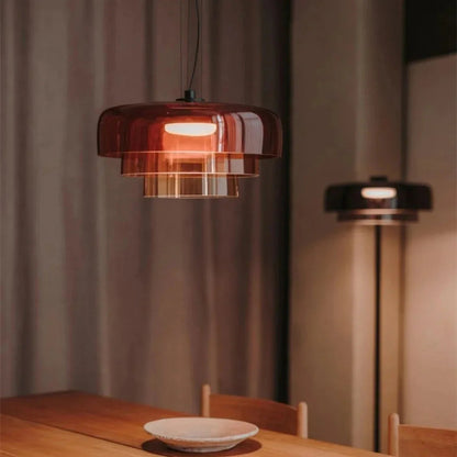 Kiki's Way | Glasstråle Glass Pendant Light – Orange, Green or Grey