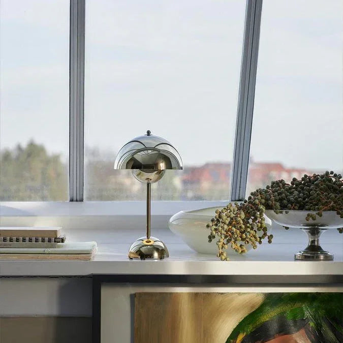 Kiki's Way | Adele Metal Table Lamp – Classic Dome Shade