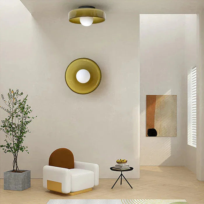Kiki's Way | Newtown Round Ceiling Light – Glass, G9