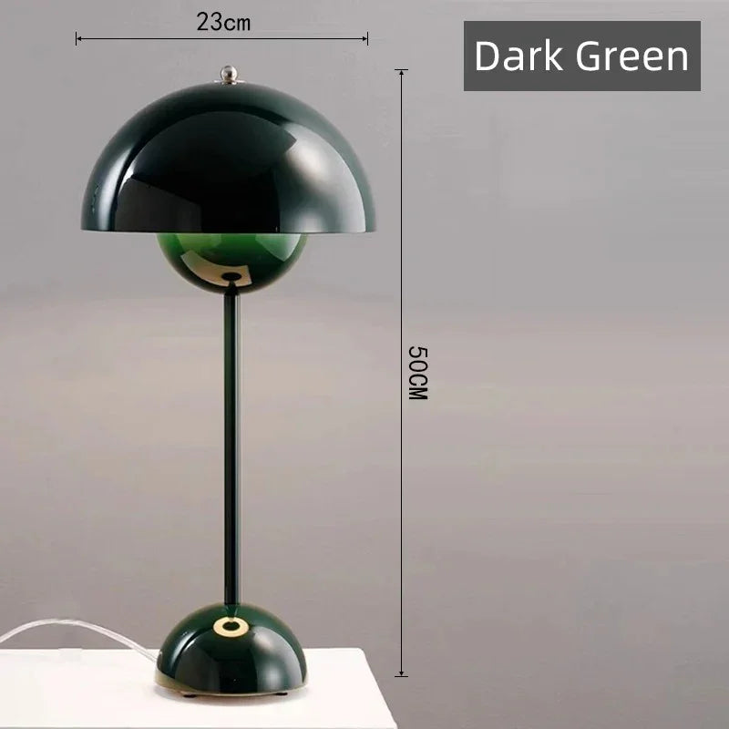 Kiki's Way | Adele Metal Table Lamp – Classic Dome Shade
