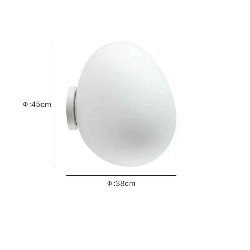 Kiki's Way | Abby Egg Wall Light – Acrylic & Metal