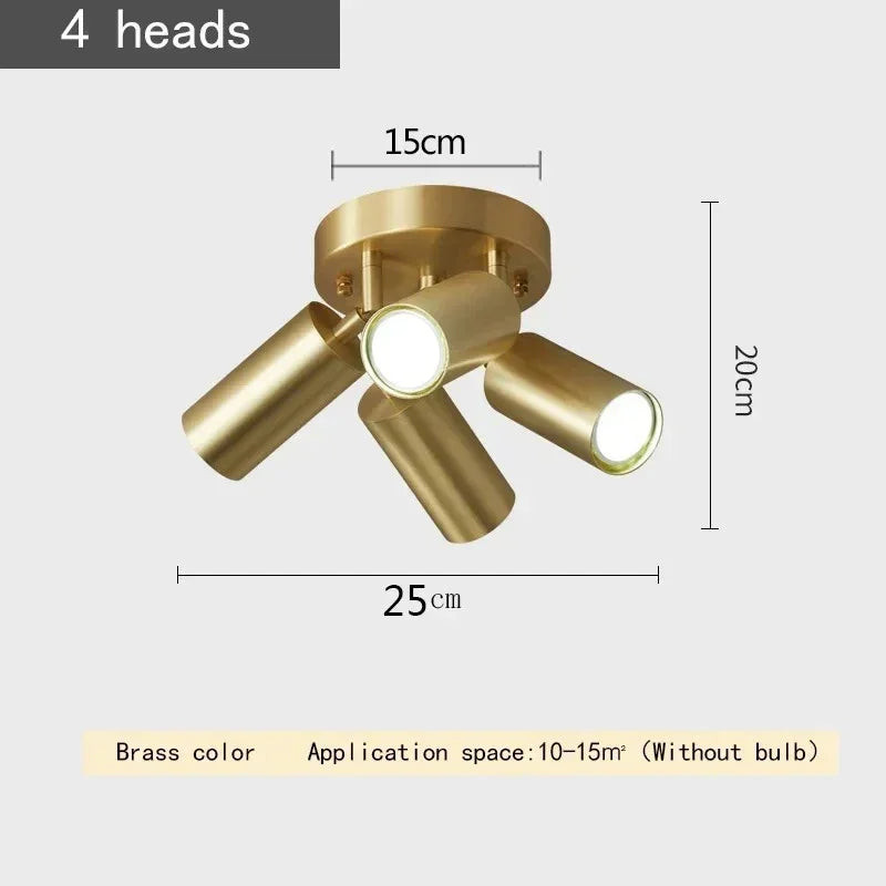 Kiki's Way | Marigold Brass Spotlight – Surface Mounted, E27