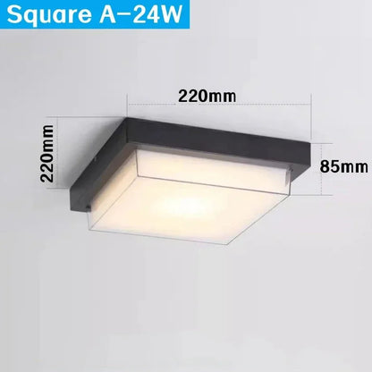 Kiki's Way | Alaya Outdoor Ceiling Light – Surface Mounted, IP65