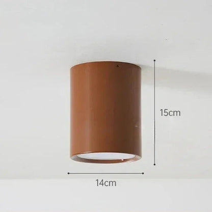 Kiki's Way | Adley Circular Ceiling Light – Wrought Iron & Acrylic