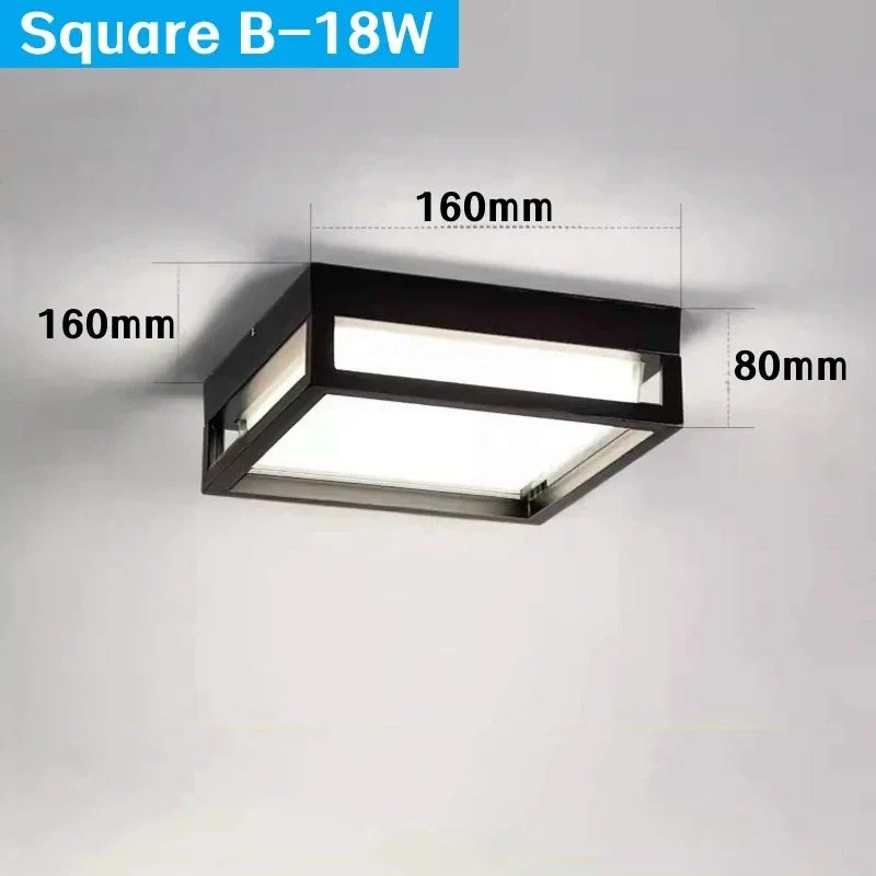 Kiki's Way | Alaya Outdoor Ceiling Light – Surface Mounted, IP65