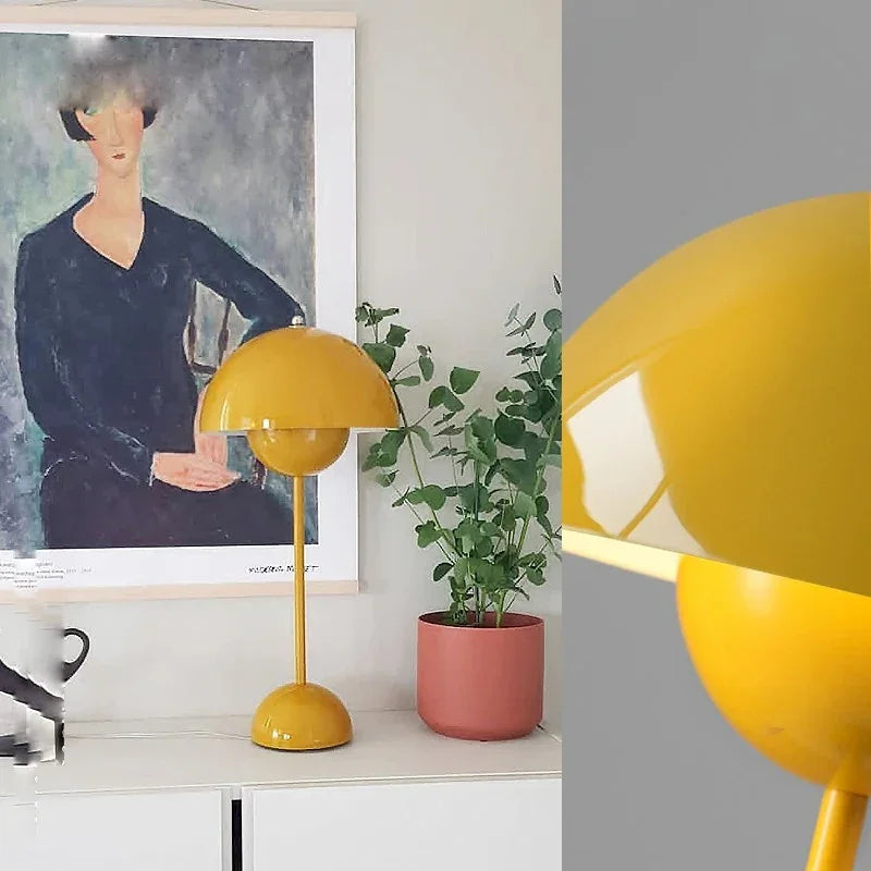 Kiki's Way | Adele Metal Table Lamp – Classic Dome Shade