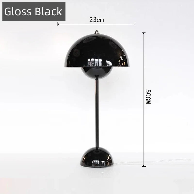 Kiki's Way | Adele Metal Table Lamp – Classic Dome Shade