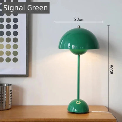 Kiki's Way | Adele Metal Table Lamp – Classic Dome Shade