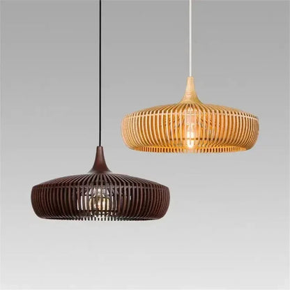Kiki's Way | NaturLampa Wooden Pendant Light – Solid Wood, E27