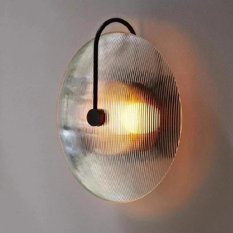Kiki's Way | Basil Glass Globe Wall Light – Iron Frame, G9