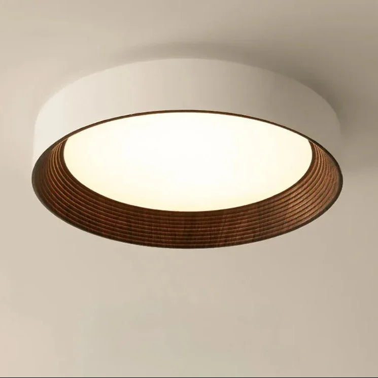 Kiki's Way | Samantha Walnut Ceiling Light – Remote Dimming