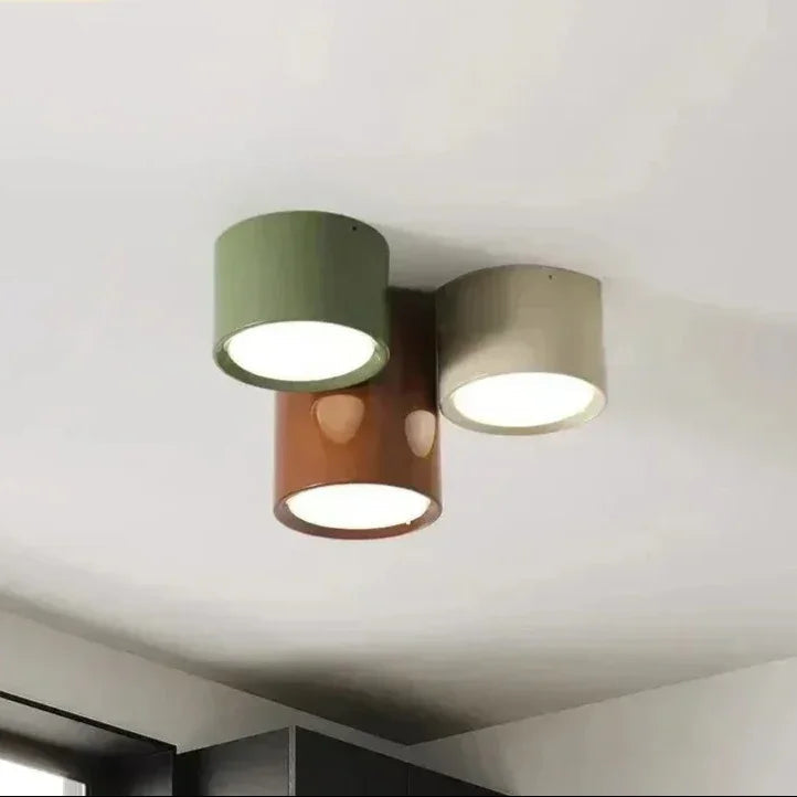 Kiki's Way | Adley Circular Ceiling Light – Wrought Iron & Acrylic