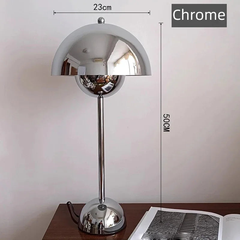 Kiki's Way | Adele Metal Table Lamp – Classic Dome Shade