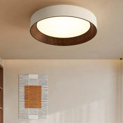 Kiki's Way | Samantha Walnut Ceiling Light – Remote Dimming