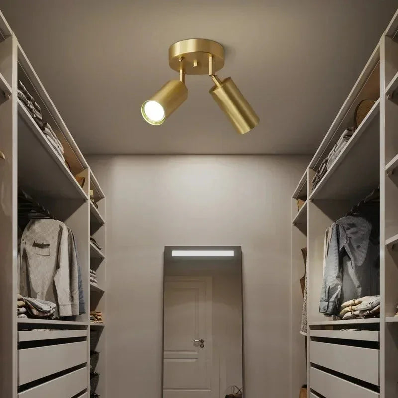 Kiki's Way | Marigold Brass Spotlight – Surface Mounted, E27