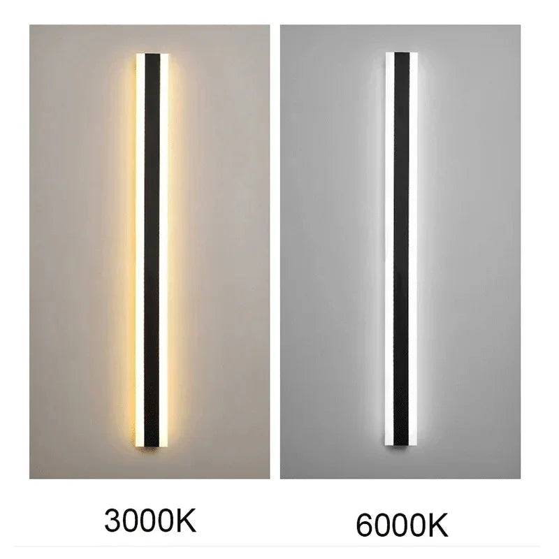 Kiki's Way | Adriel Strip Wall Light – Slim Iron Profile, IP65